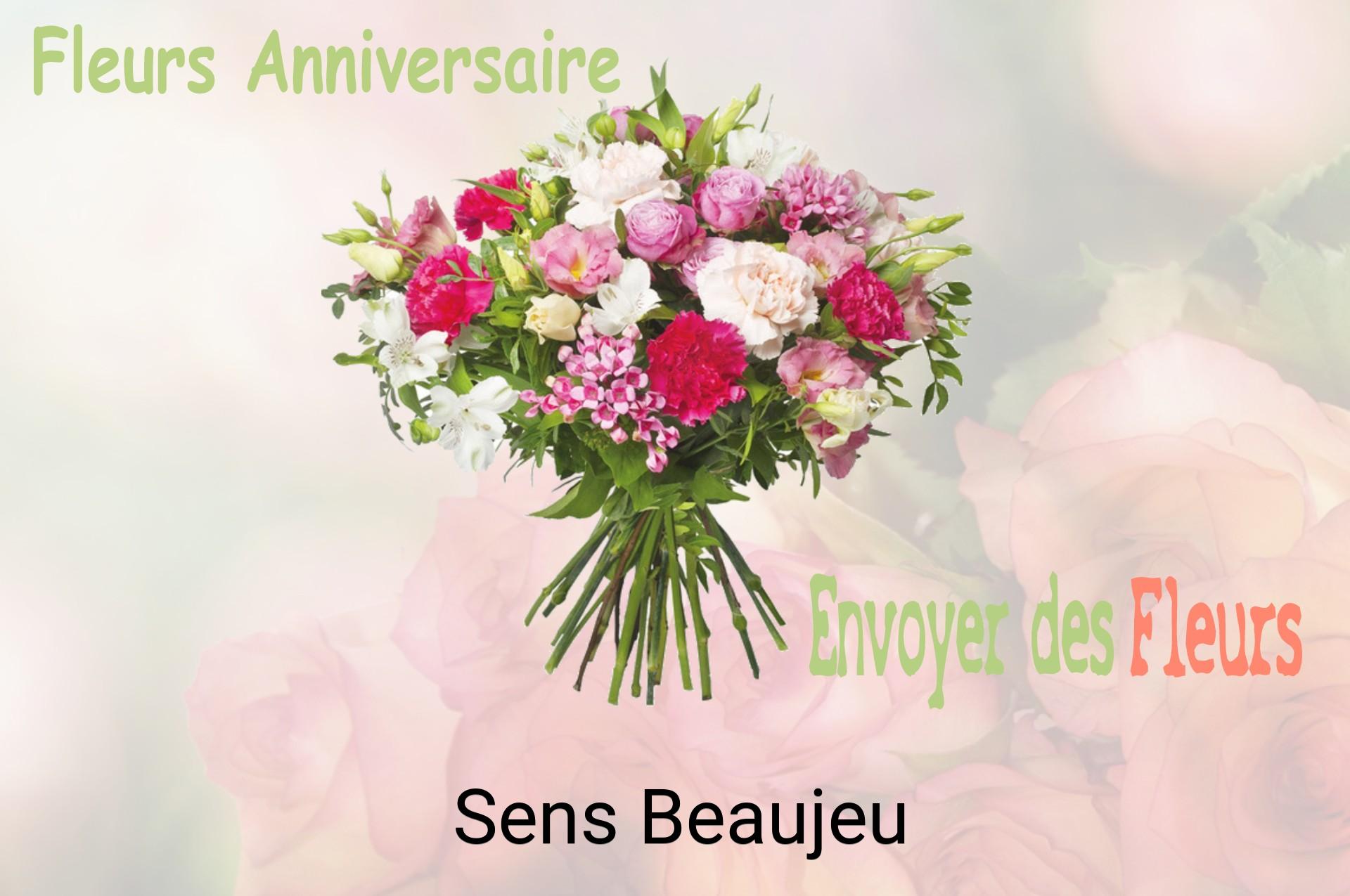 Bouquet de fleurs d’anniversaire livré à Sens-Beaujeu