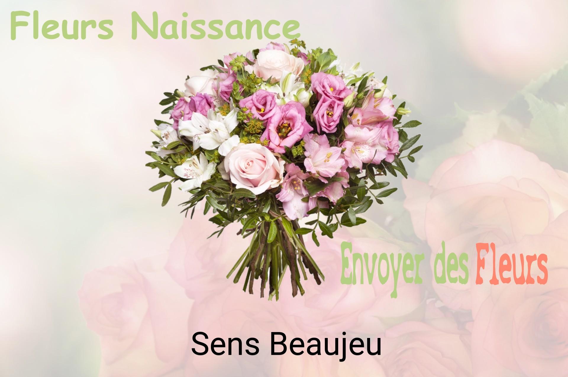 Bouquet de fleurs de naissance livré à Sens-Beaujeu